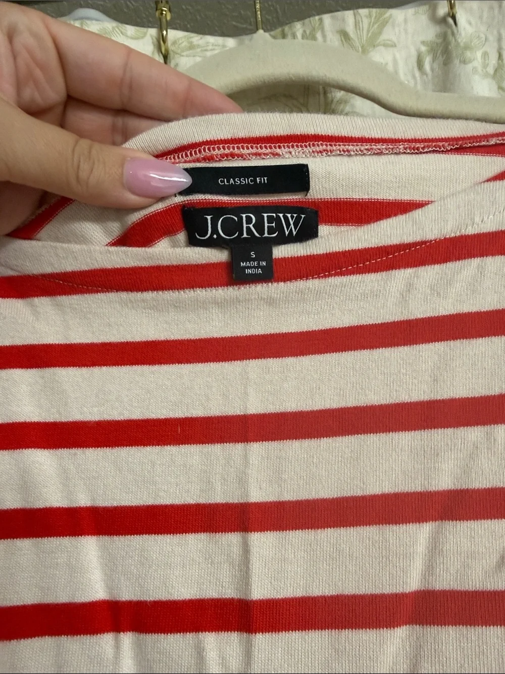 J. Crew Striped Blouse